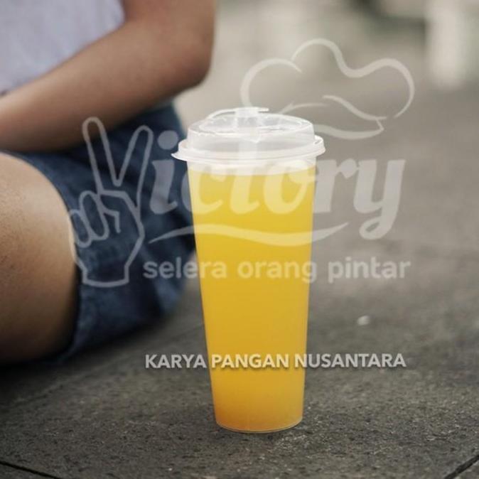 THINWALL VICTORY GELAS CUP INJECTION 24 OZ 700 ML BOBA FROSTED PACK 25