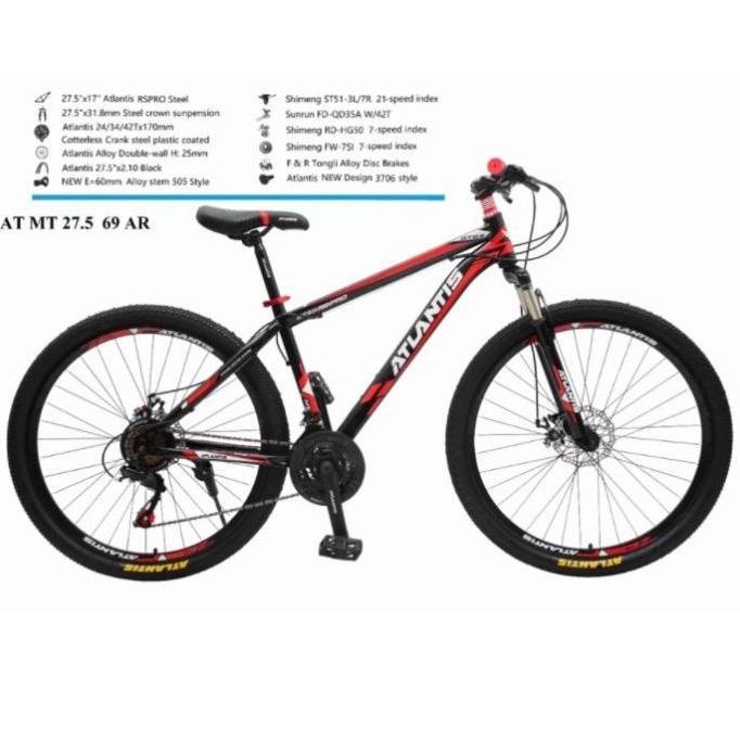 Terlaris Sepeda Gunung Mtb Murah Atlantis 26 Inch Discbrake Rem Cakram