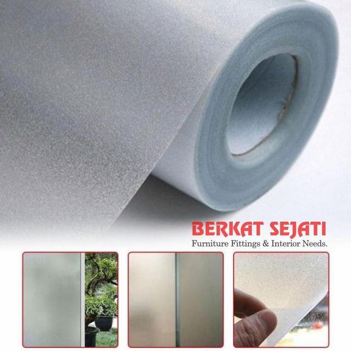 Allbit- Stiker Sticker Kaca Film Sandblast Sunblast Motif Pasir Es Buram Meteran Per Meter