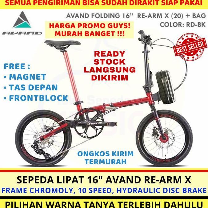 Terlaris Sepeda Lipat 16 Avand Re Arm X