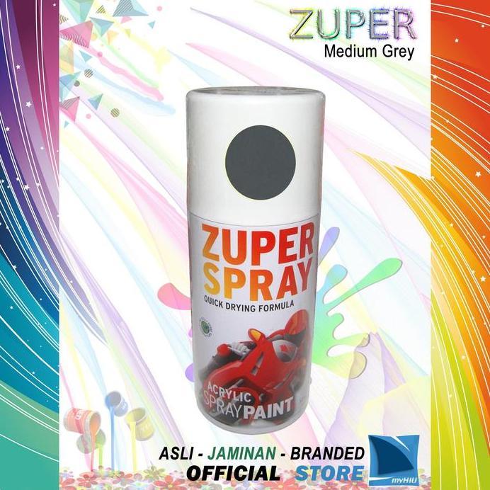 Cat Semprot Warna Abu Abu Muda 300cc / Medium Grey Spray Paint ZUPER