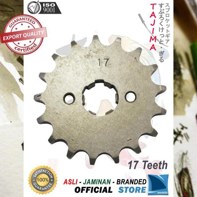 Gigi Tarik 428-17T HONDA Astrea C70 Gir Depan Sprocket Gear TAJIMA