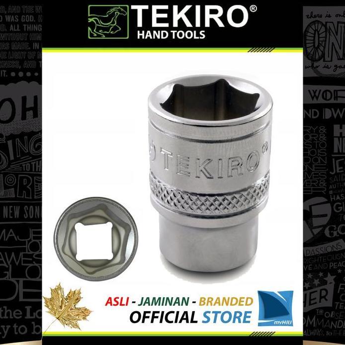 Kunci Sok 50 mm Stang 3/4" inch Mata 6 PT - Socket Sock TEKIRO