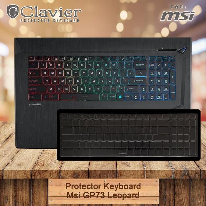 TERMURAH - Keyboard Protector Cover Msi GP73 Leopard 8RD GP73 Leopard 8RE Cooskin