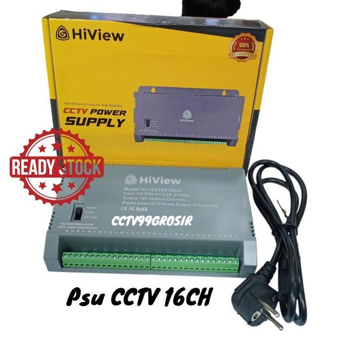 Power Supply HIVIEW ORIGINAL 16 CHANNEL CCTV