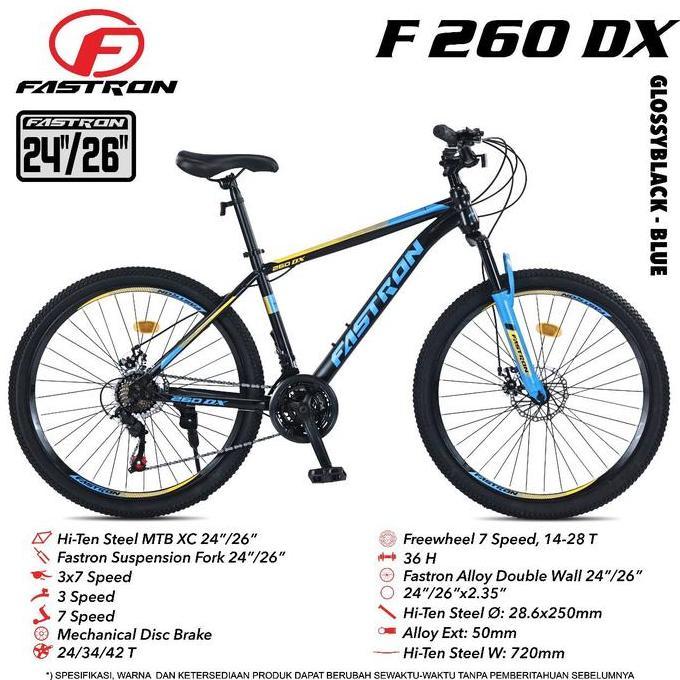 Terlaris Sepeda Gunung Mtb Fastron 260 Dx