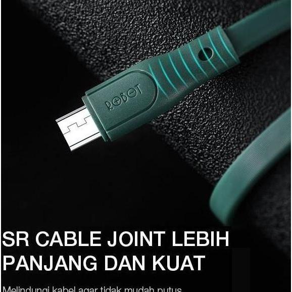 Robot Kabel Data Micro Usb Rgm100 Kabel Charger Casan Hp Android