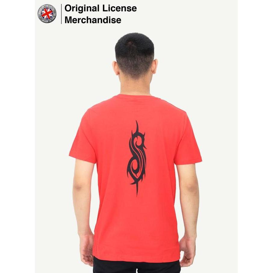 Kaos Baju Band Musik Pria Wanita Dewasa Motif SLIPKNOT Ori Choir Red
