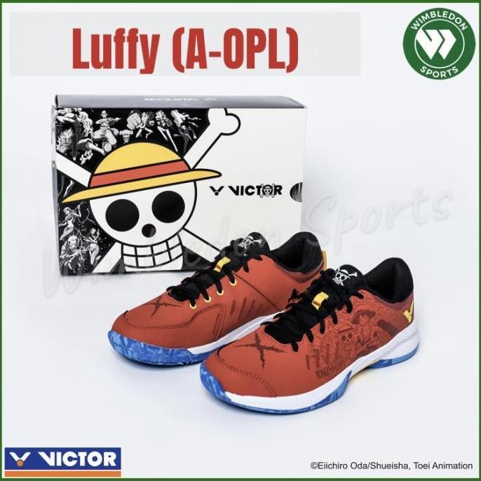 BEBAS ONGKIR - LIMITED Sepatu Victor ONE PIECE LUFFY A-OPL / Victor A-OPL D ORIGINAL