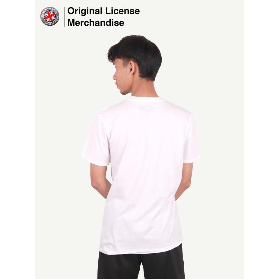 Kaos Baju Rap Pria Musik Band Original PUBLIC ENEMY Public Enemy White