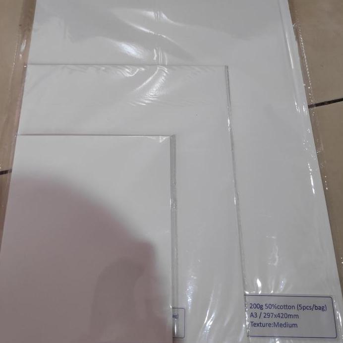 paul rubens watercolor paper 200gsm 50%cotton A3