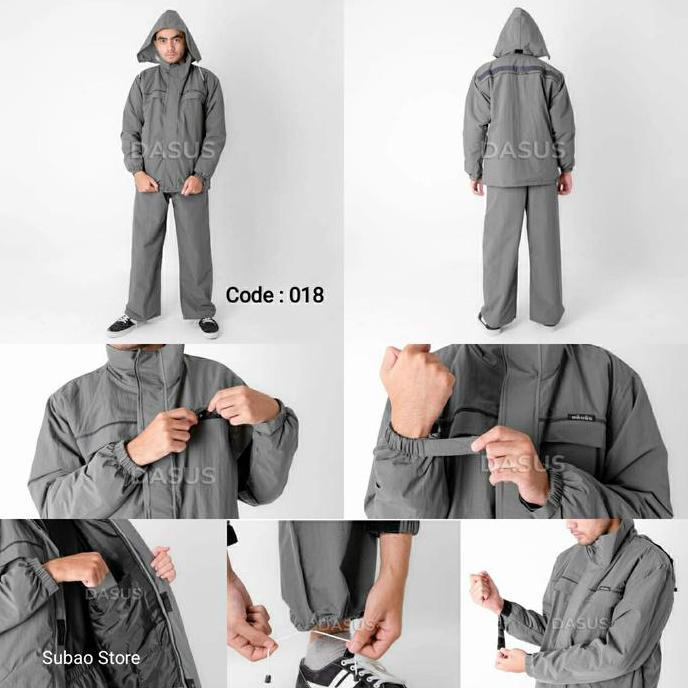 Jas Hujan Tebal Anti Bocor Dasus