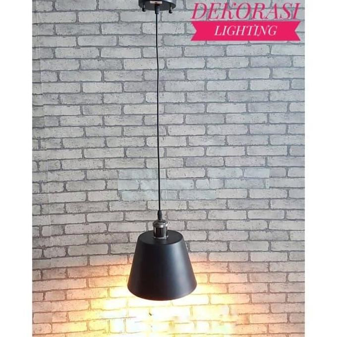 Lampu gantung hias minimalis warna warni decor cafe lighting
