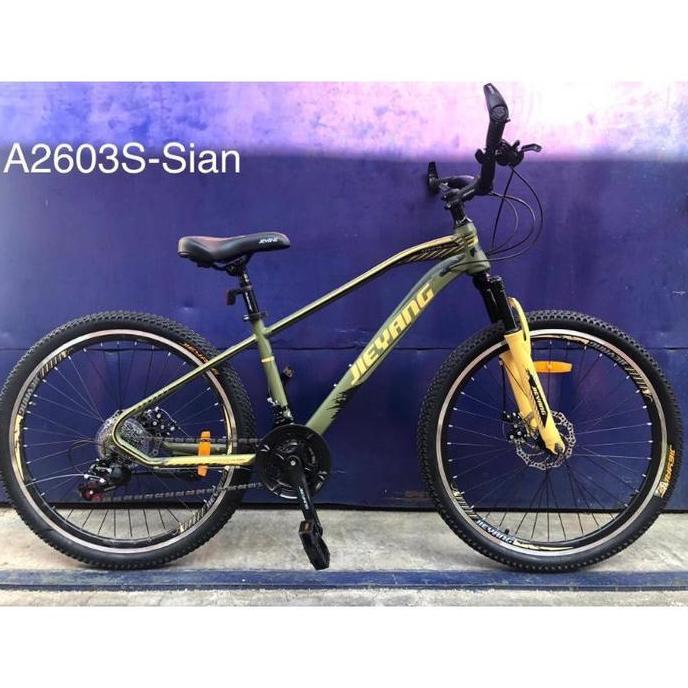 Terlaris Sepeda Mtb Ukuran 26 Jieyang 2603 Sian Cakram Inner Cable Bearing Murah / Sepeda Gunung Uku