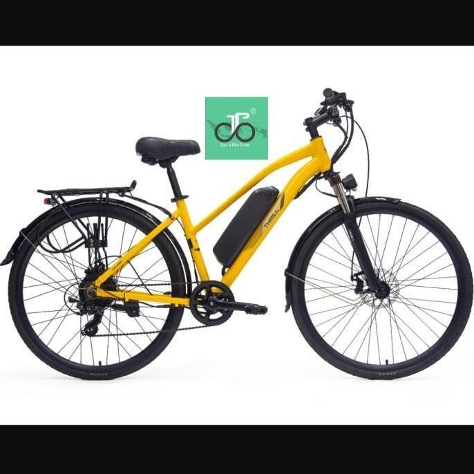 Terlaris Sepeda Hybrid Touring Listrik Thrill E-Volare Unisex Terbaru Evolare