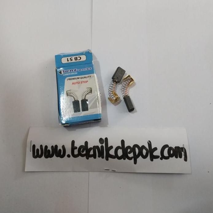 Carbon Brush CB 51 Benz Sepul Mesin Serut Mesin Profil Bor Beton Depok