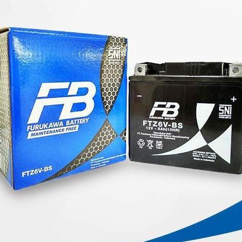 Promo aki kering motor FB furukawa FTZ6V-BS vario scoopy cbr Diskon