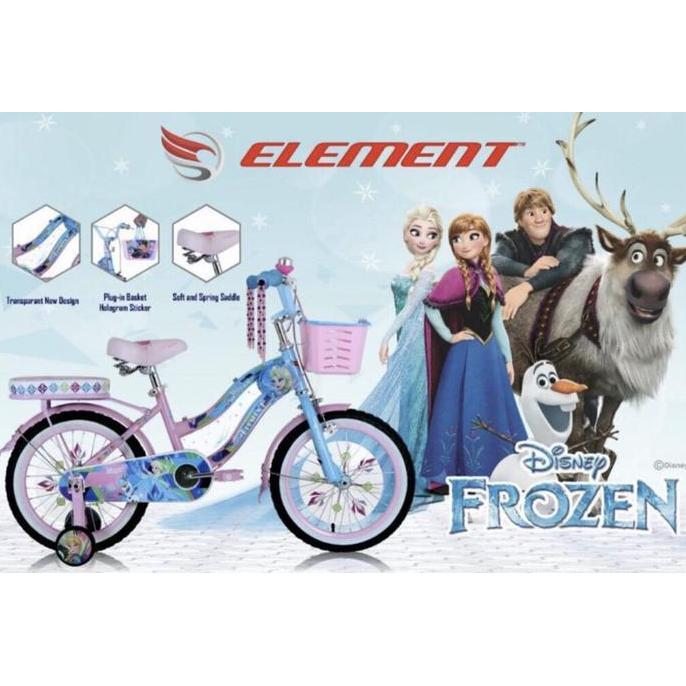 Terlaris Sepeda Mini Anak Perempuan Element Disne Frozen Elsa 1.0 12 16 18 Inch