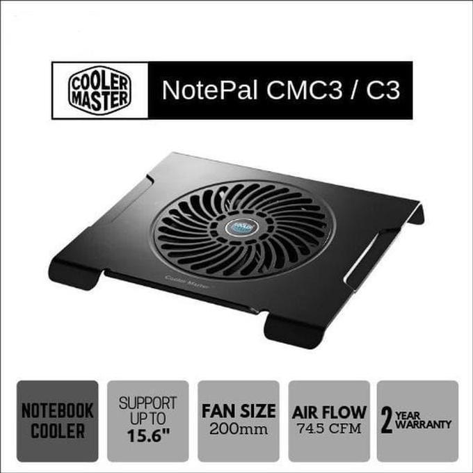 DR209 >> Cooling Pad Cooler Master Notepal CMC3 Notebook Cooler Fan