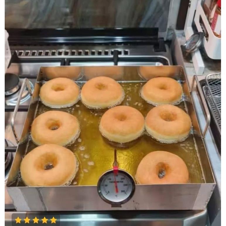 PROMO TERBARU WAJAN DONAT STAINLESS STEEL / WAJAN KOTAK STAINLESS SERBAGUNA