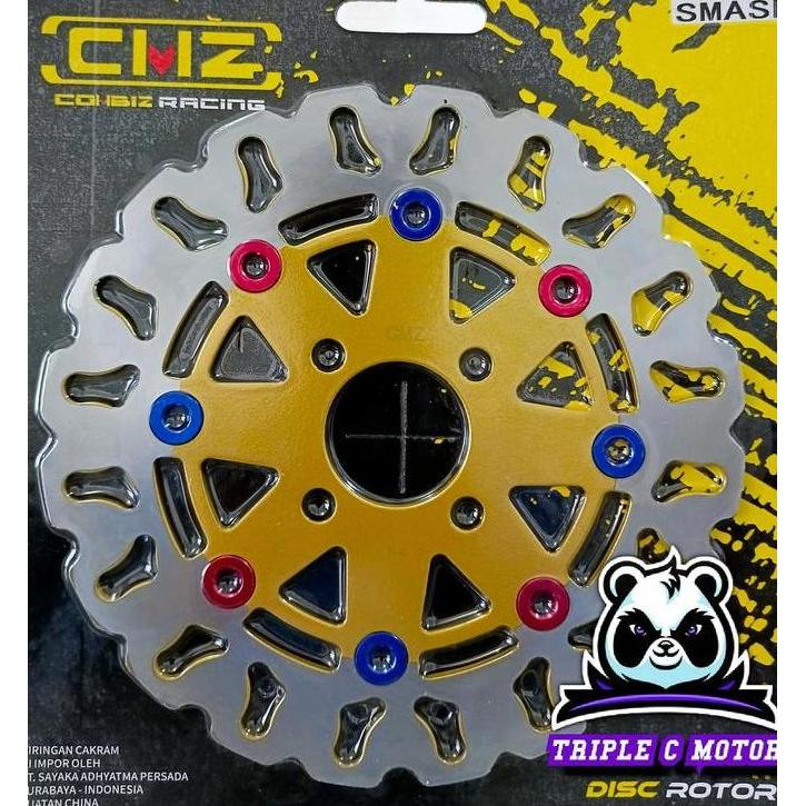 Promo piringan cakram SMASH TITAN ARASHI 125 SHOGUN 125 disc brake STANDART VARIASI 220mm CMZ RACING