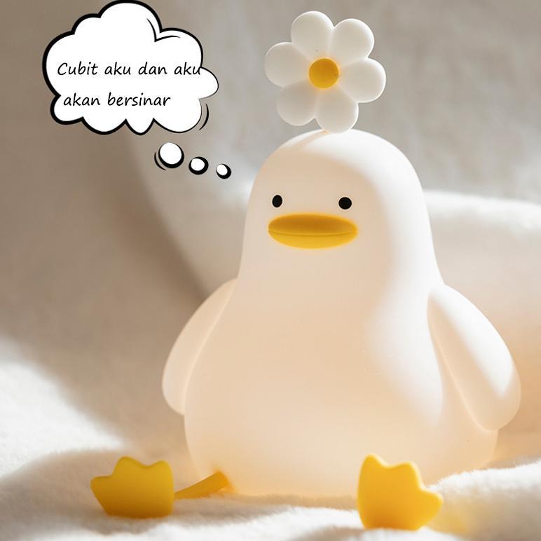 terbaru warm light quby lamp tidur quby pentol lampu tidur quby star moly soft head touch dimmer lam