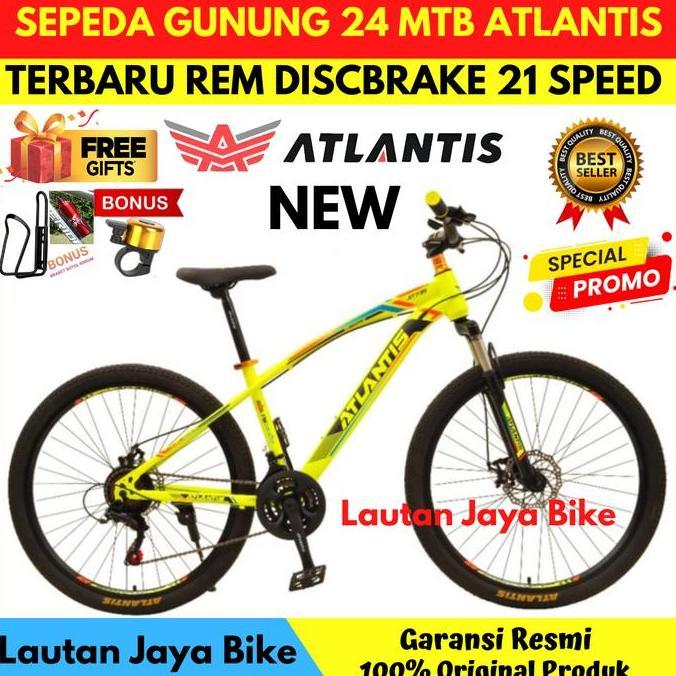 Terlaris Sepeda Gunung 24 Mtb Atlantis Sporty 730 New