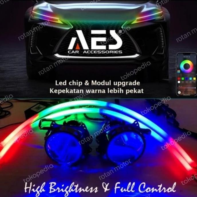 Promo DRL / ALIS / LED BAR AES HURACAN RGB MATRIX / 30CM / 45CM / 60CM / LAMPU ALIS / DRL ORI LAMPU 