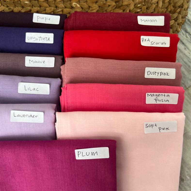 Hijab Voal Cotton JAHIT TEPI Premium Hijabnah Buruan