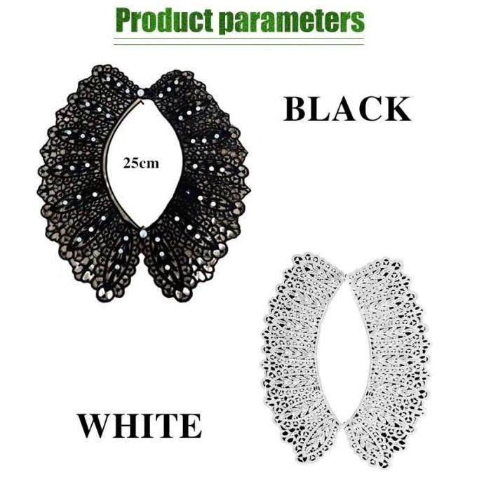 SHIRENLY Fake Collar/Kerah Palsu/Kerah Instan Korea/Renda Kerah