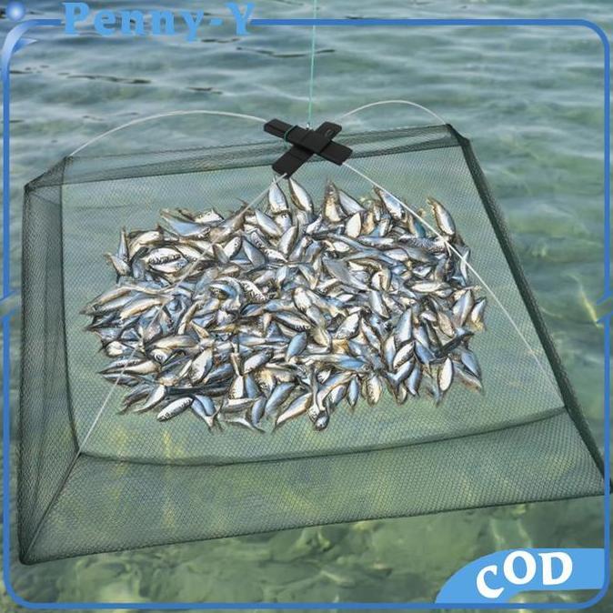AKARAY 80cm Jaring Pancing Lipat Bahan Nilon 80cm Jebakan / Perangkap Udang Perangkap Ikan Bubu Payu