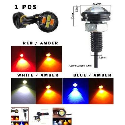 Lampu Led Mata Elang 2 Warna Eagle Eyes Eye Senja Sen Kota Mobil Motor Allshop