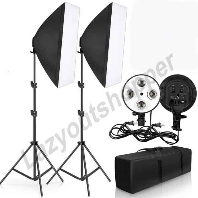 Paket lampu shooting video fotografi