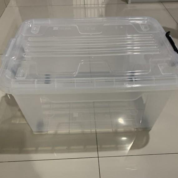 Box Container CB 52 Liter EZY Transparan Shinpo Kontainer Baju Plastik