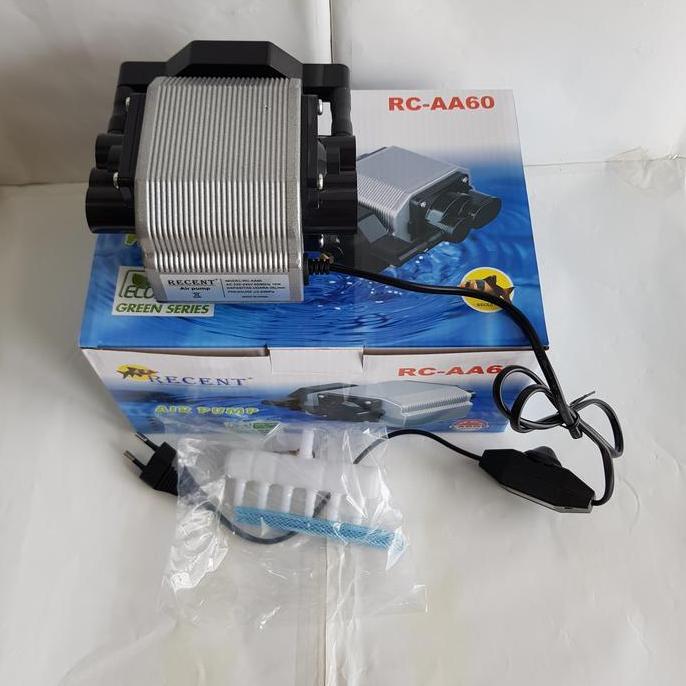 Recent Air Pump RC-AA60 Mesin Aerator 8 lubang Angin