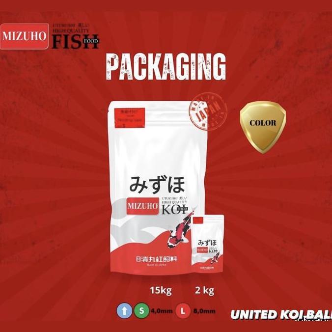 Pakan Ikan Koi ~ MIZUHO KOI COLOR WARNA 2 KG