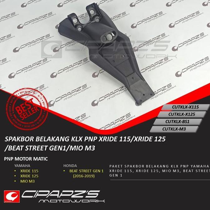 X Ride Spakbor Belakang Custom KLX