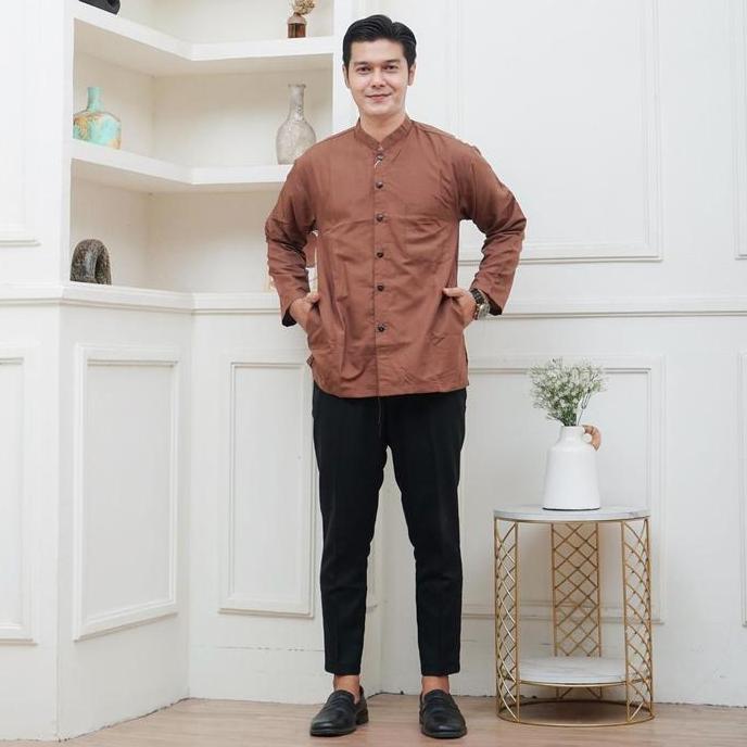 Termurah / Hot Sale Haibah Koko Jumbo 4Xl Koko Pria Dewasa Baju Koko Dewasa Pria Baju Koko Dewasa 20