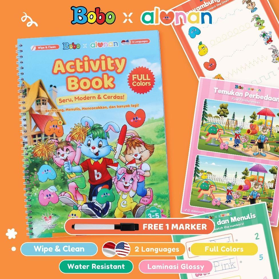 An X Bobo Ity Book Buku Aktivitas Anak Wipe And Clean Buku Edukasi Anak Majalah Bobo X An Busy Book