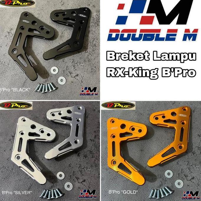 Bracket Breket Lampu Rx King Kupingan Lampu Rx King Cnc Bpro