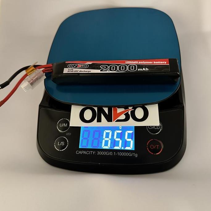 Wxyg- Lipo 2S Sugus 7.4V 2000Mah 20-40C Untuk Airsoft Onbo Power - Remote, Toy, Control