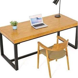 Terlaris Meja Kerja -Meja Belajar Kayu Jati Dan Mahoni Besi Holo Ukuran 12010075 Cm. Fre Ongkir