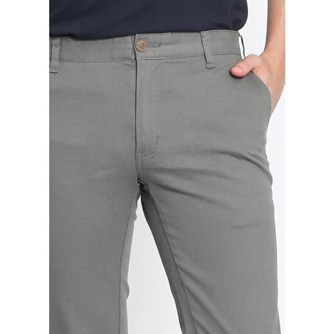 Ready Arnold Palmer Celana Panjang Chinos Abu-Abu Pria - P-Xxxk05-L5 | Original 100%