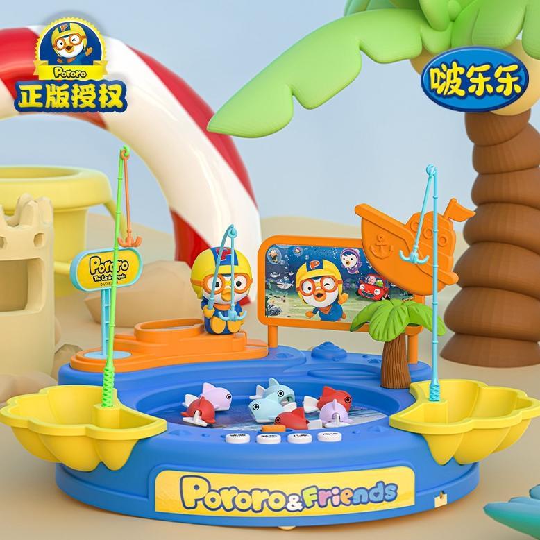 Mainan Kado Anak / Toys / Mainan anak anak pororo fishing pancing ikan versi bulat Mainan Edukasi an