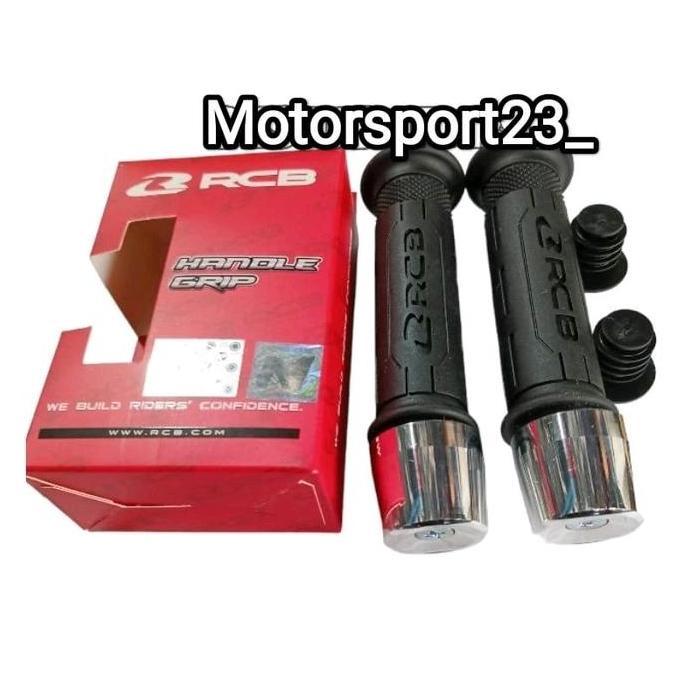 Promo Handgrip Rcb Hg77 Grip Rcb Hg77 plus Jalu Stang Pcx Chrome Free penutup Handgrip Handfat Rcb H