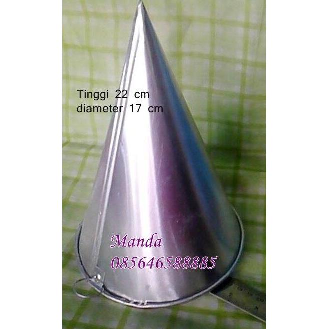 CETAKAN NASI TUMPENG KECIL KERUCUT TINGGI SEDANG