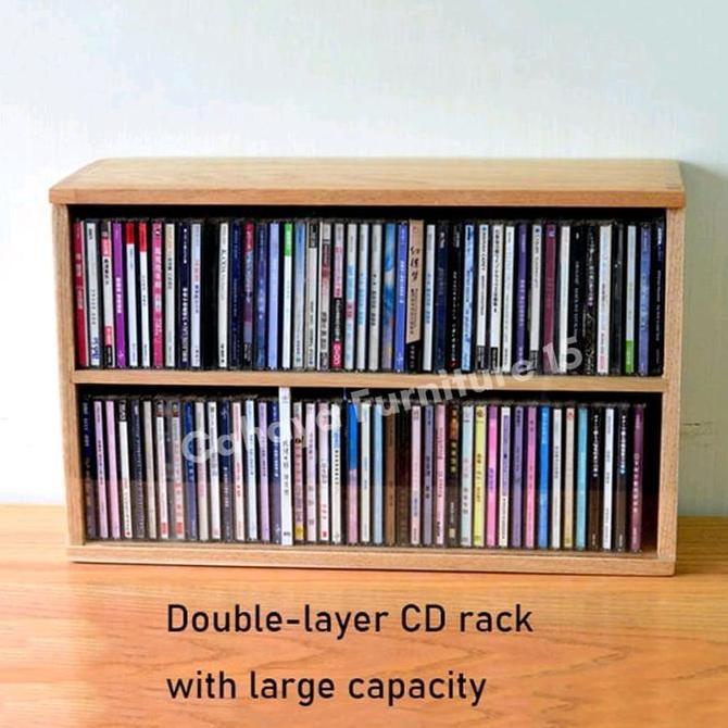 Rak tempat kaset CD DVD koleksi