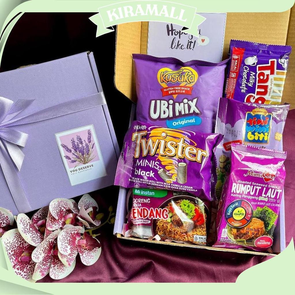 Hampers Snack Box Kado Ulang Tahun Cewek Cowok Hadiah Lebaran Natal Tahun Baru S Cod