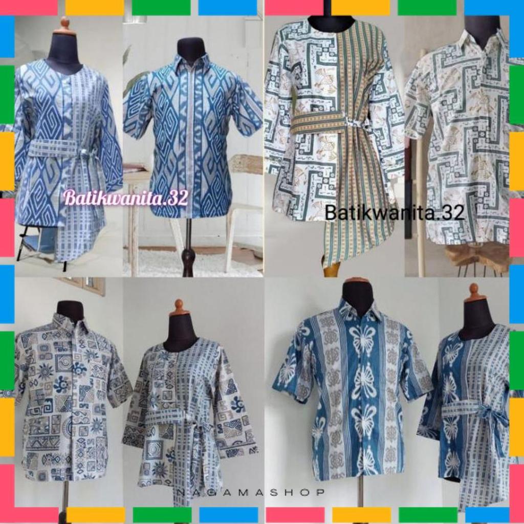 Batik Couple | Batik Couple Modern | Baju Batik Couple | Batik blose Couple Terbaru Diskon Imlek