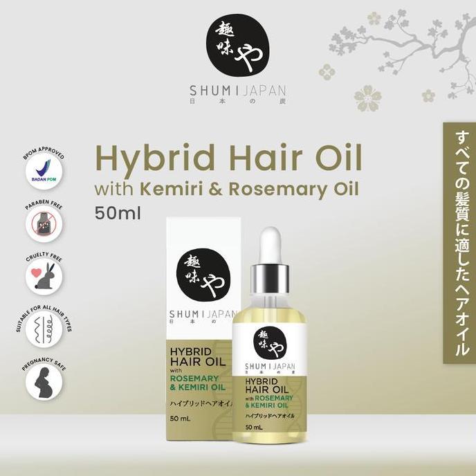 KIKI_GROSIR - [BPOM] NEW SHUMI JAPAN HYBRID HAIR OIL WITH KEMIRI ROSEMARY OIL 5ML MINYAK RAMBUT / TR